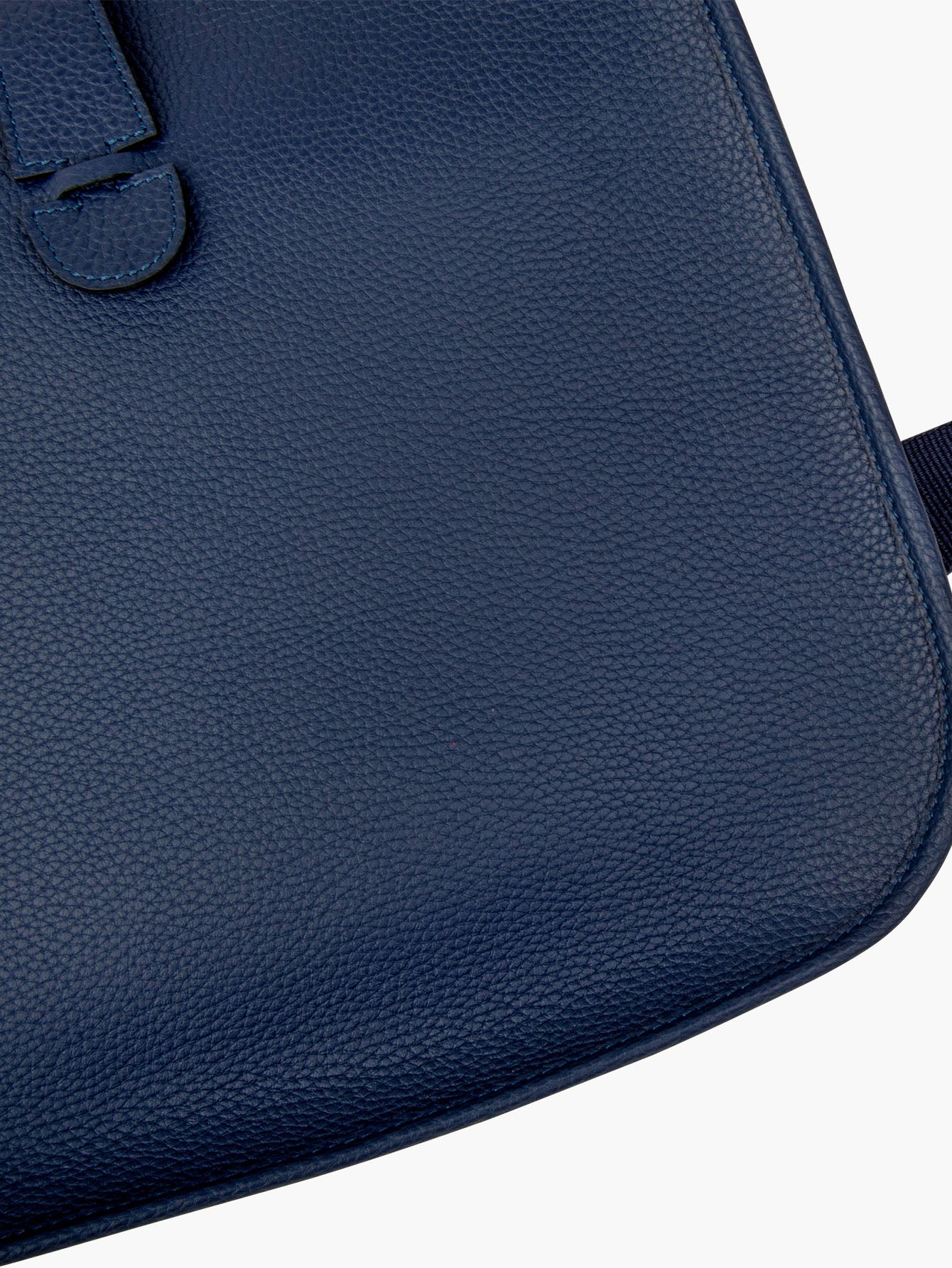 Navy Togo Calfskin Large Size Crossbody Bag