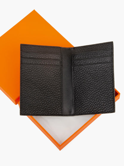 Donnain Fashion Genuine Leather Minimalist Credit Card Holder for Women & Men