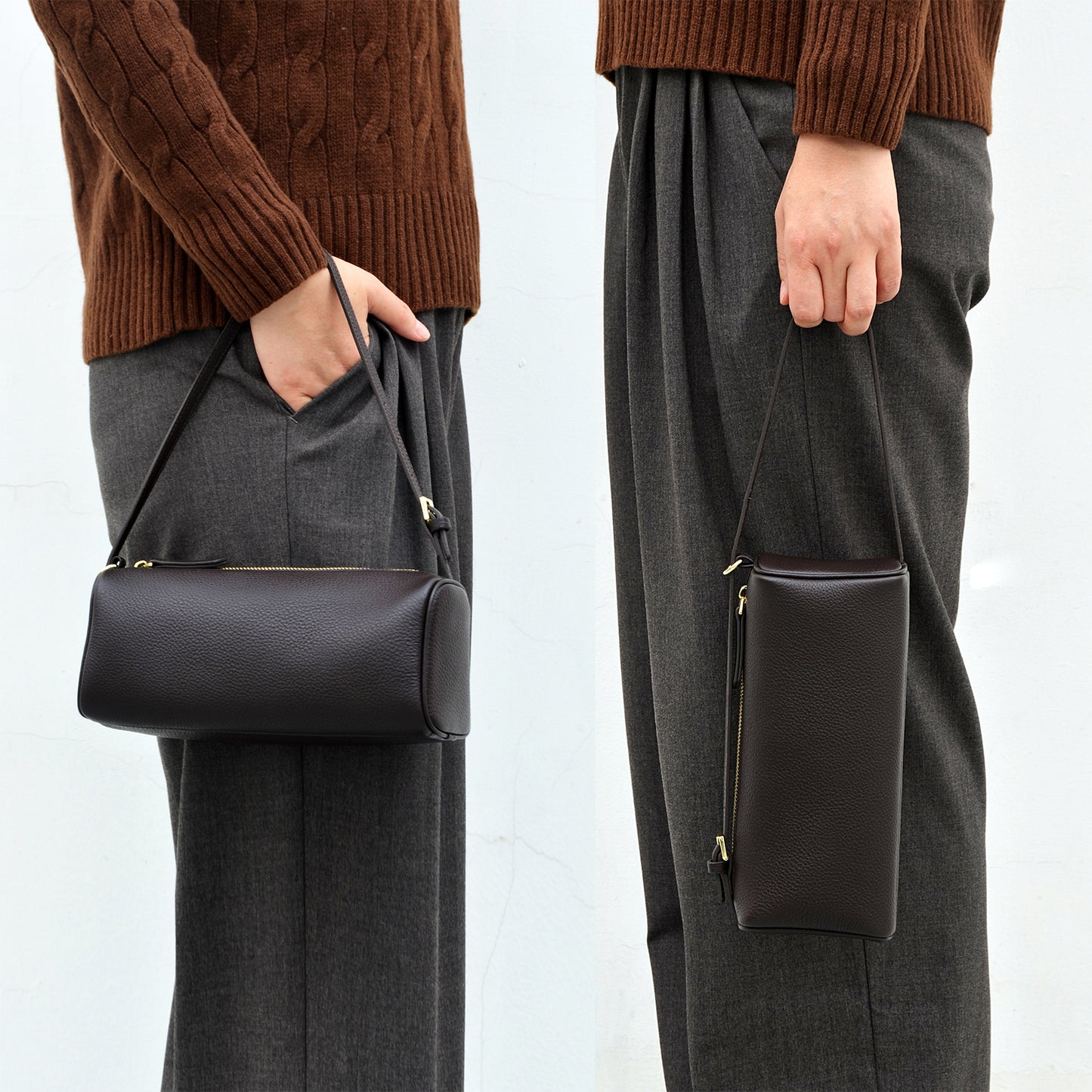 Cylinder Underarm Bag