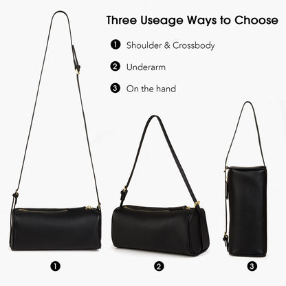 Cylinder Underarm Shoulder Bag Cross-body