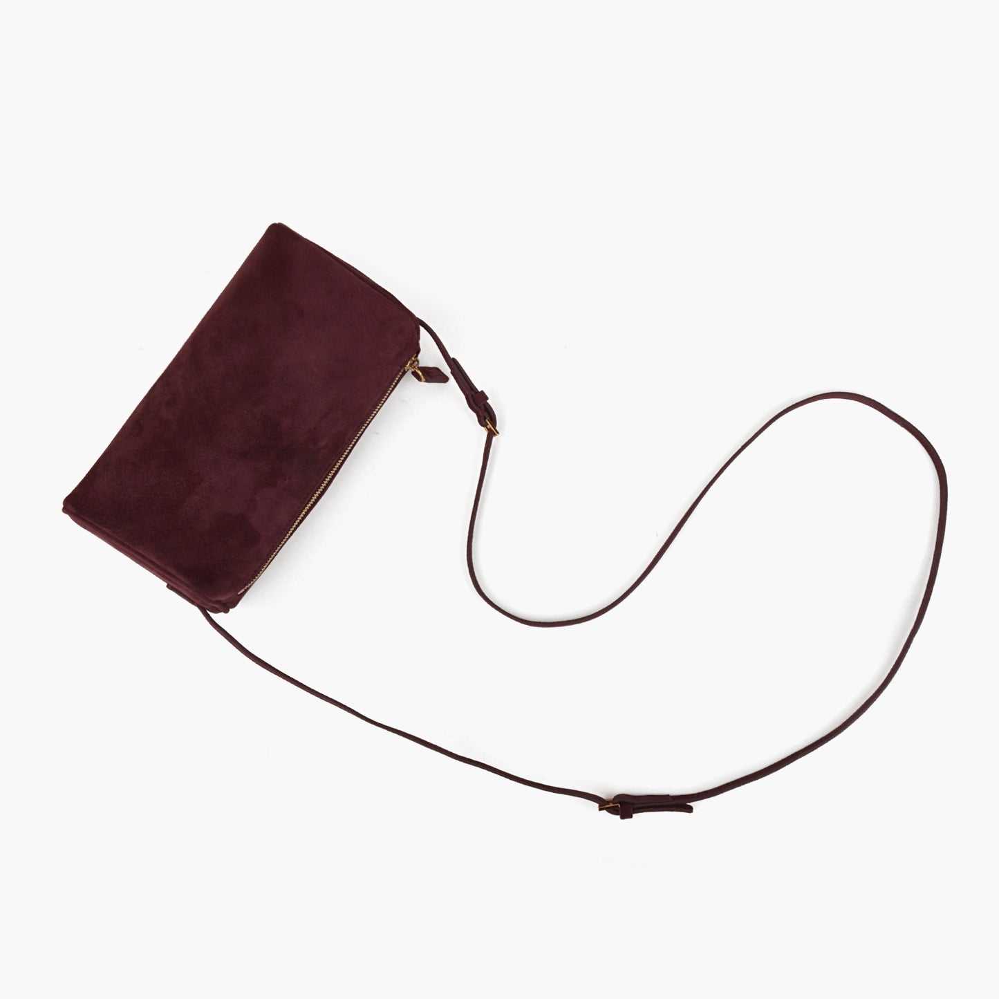 High-quality suede handbag, mini compact women's crossbody bag