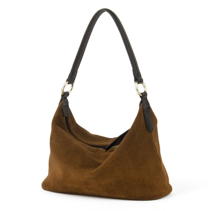 Slouchy Suede Hobo Bag