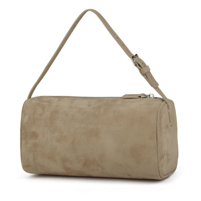 Beige Suede Handbag