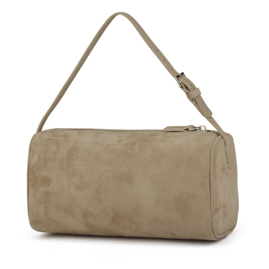 Beige Suede Handbag