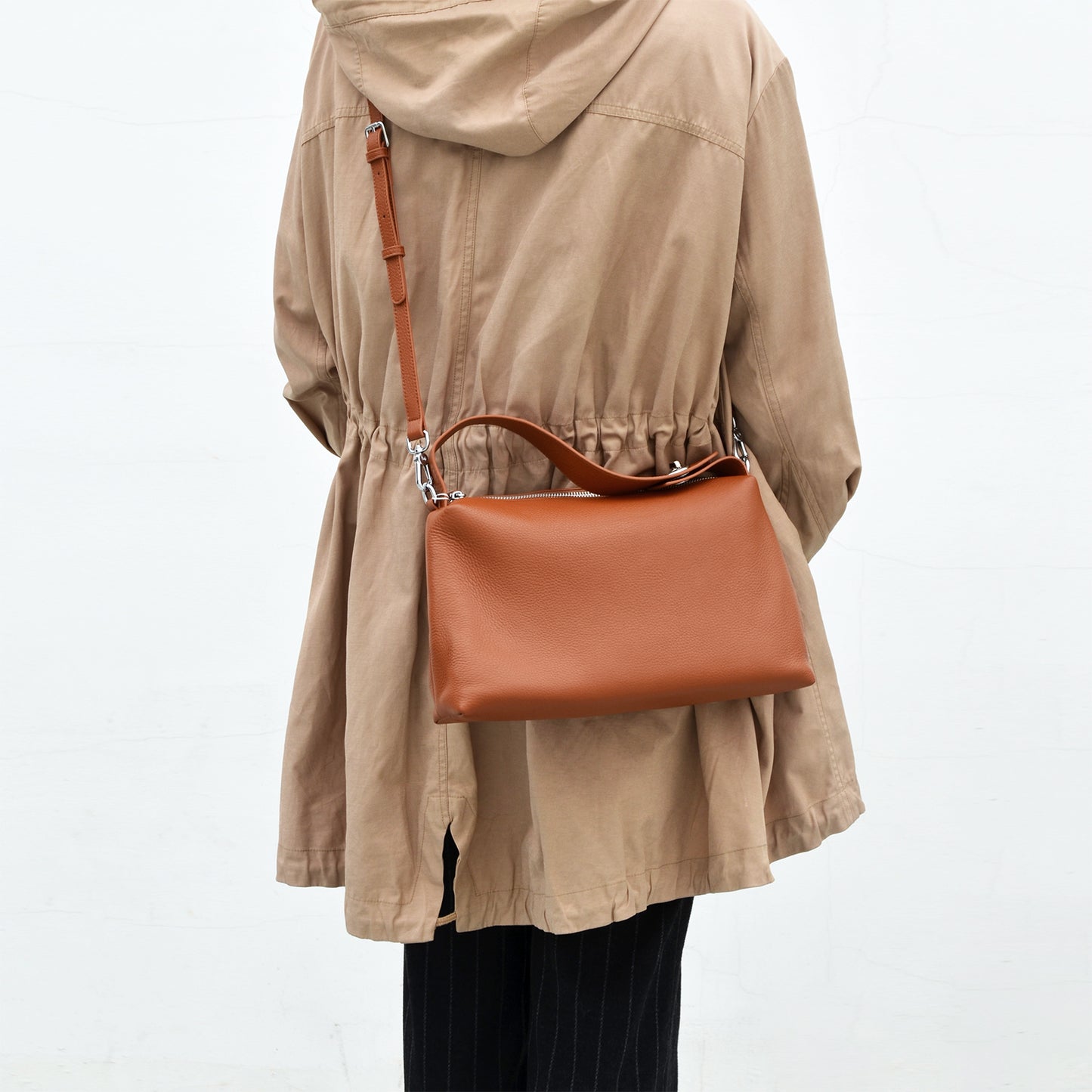 Brown Leather Tote Bag