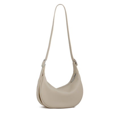 Beige Hobo Shoulder Bag