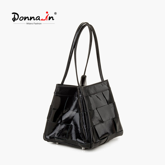 Weave Leather Tote Handbags