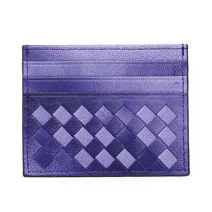 Y2K Colors Woven Sheepskin Card Holder