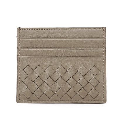 Y2K Colors Woven Sheepskin Card Holder
