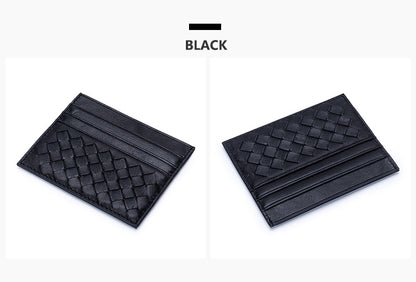 Y2K Colors Woven Sheepskin Card Holder
