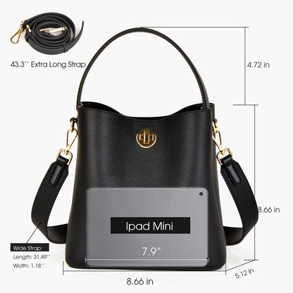 Bucket Bag with Wide Strap