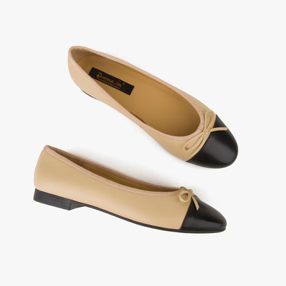 Flat Ballet Real Leather Women Shoes