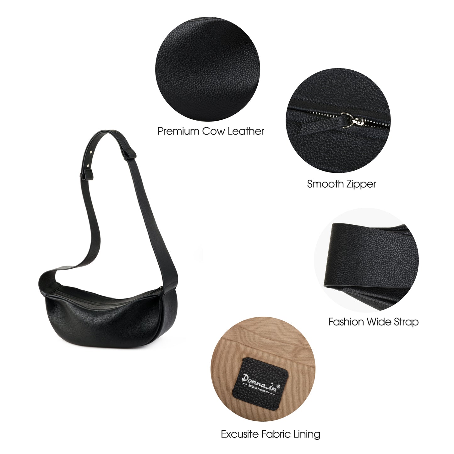 Full-Grain Leather Women's Sling bag