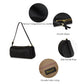 High-quality leather women's crossbody bag, simple cylindrical underarm shoulder bag