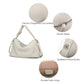 Natural cowhide solid color handbag, fashionable versatile women's crossbody bag