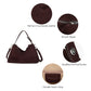 High-quality suede large-capacity women's handbag, premium practical shoulder and crossbody bag