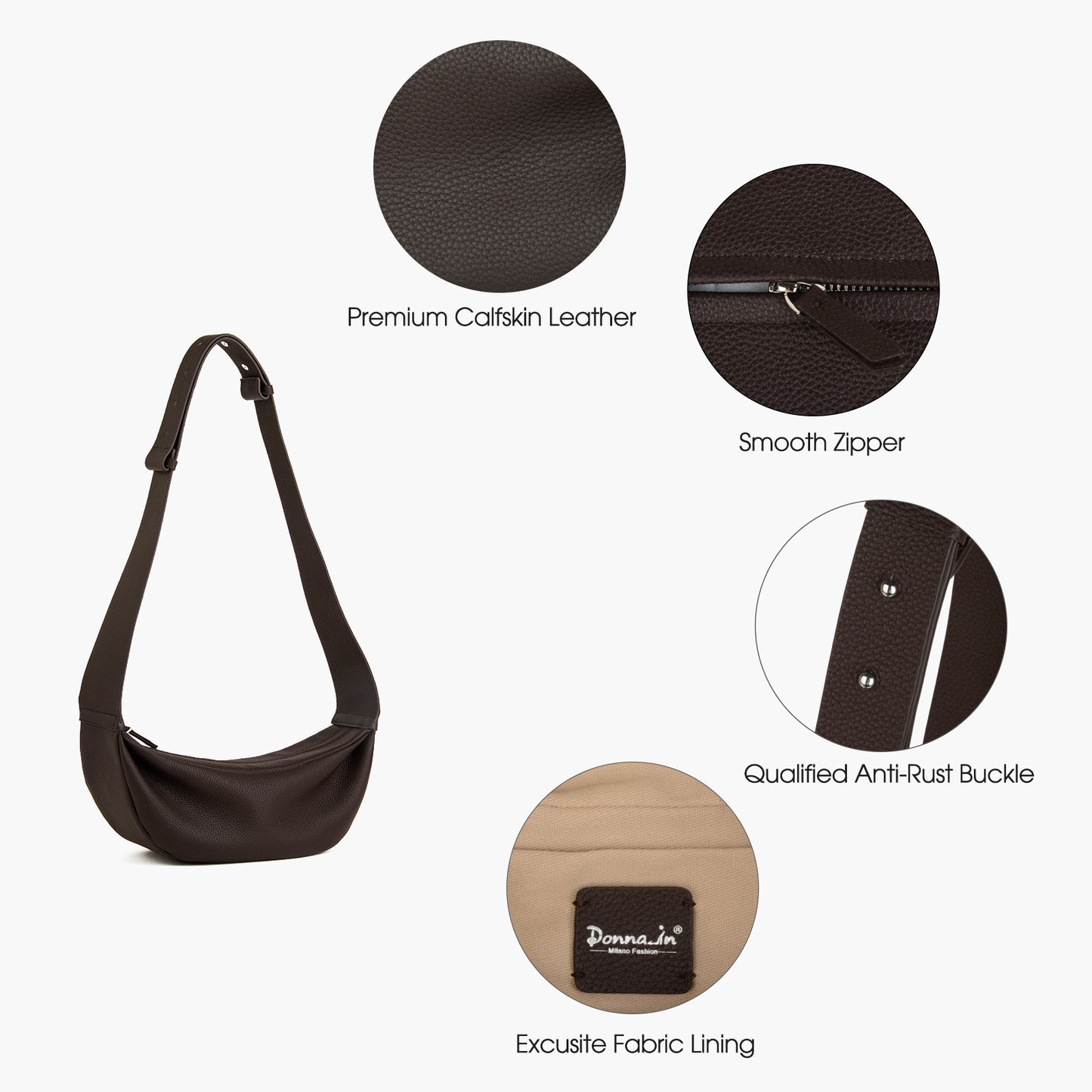 Crescent Sling Bag Cross-body