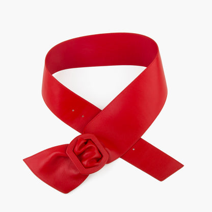 Elegant Soft Real Leather Wide Waist Belt for Dress