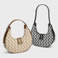 Customize Cloth Crescent Handbags Women