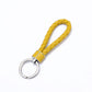 Colorful Woven Leather Key Chain