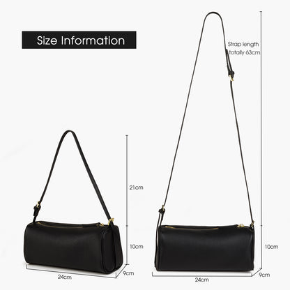 Cylinder Underarm Shoulder Bag Cross-body