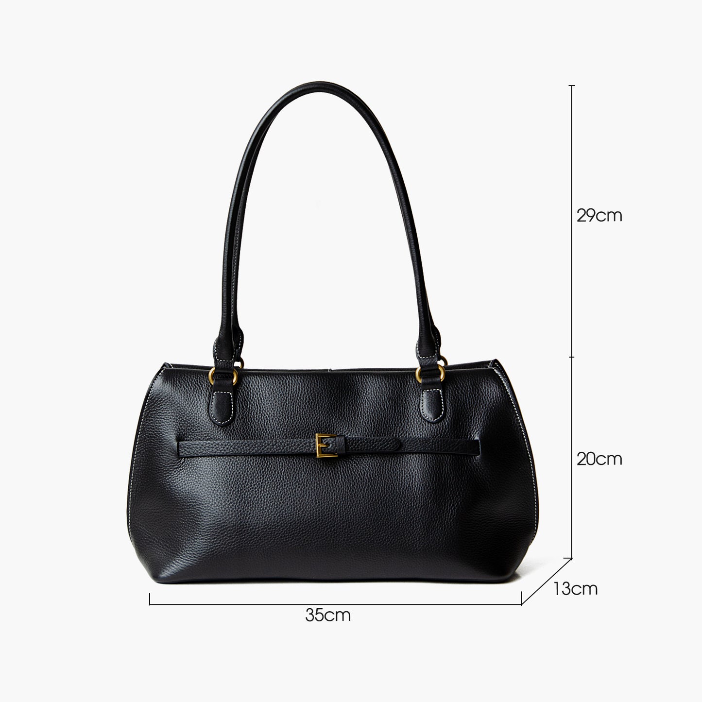 Donnain large full-grain leather cylindrical bag, simple single-shoulder handbag, suitable for commuting (Copy)