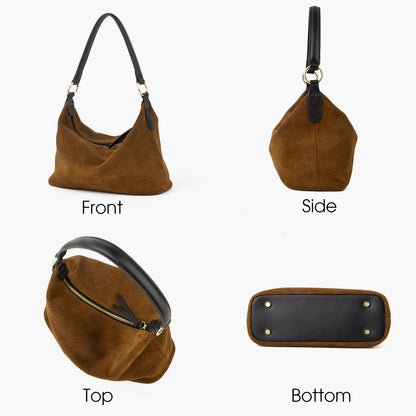 Slouchy Suede Hobo Bag