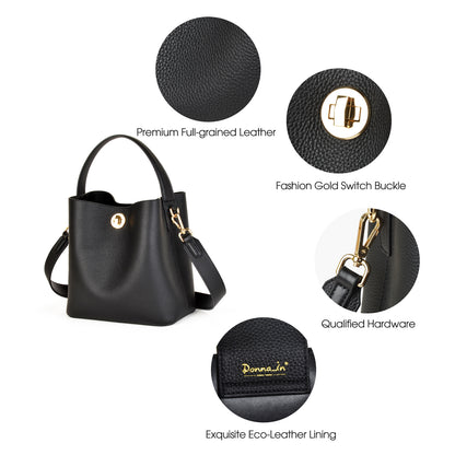 Bucket Bag with Wide Strap