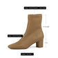 Soft Sheepskin Leather Ankle Boots