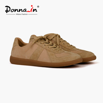 Genuine Leather Casual Sneakers for Women