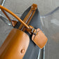 Luxury Leather Waterproof Canvas Tote Bag