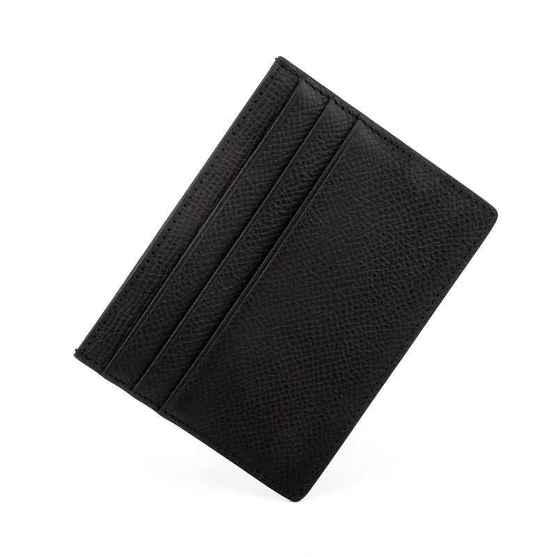 Slim Card Holder Trendy Y2K Color Genuine Leather