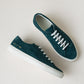 Veronica Green Suede Leather Sneakers