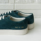 Veronica Green Suede Leather Sneakers