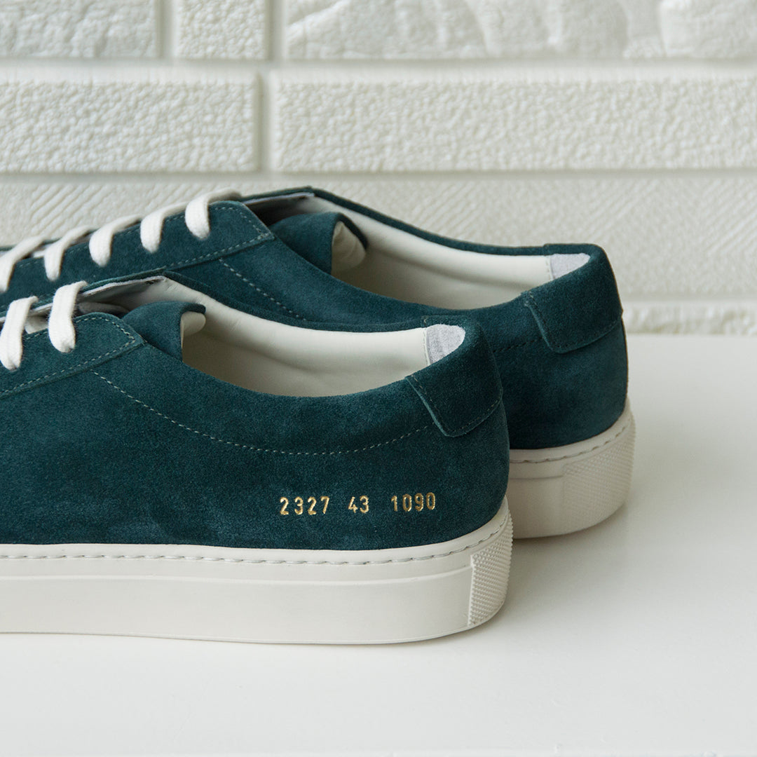 Veronica Green Suede Leather Sneakers