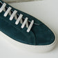 Veronica Green Suede Leather Sneakers