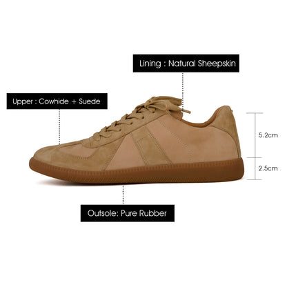 Genuine Leather Casual Sneakers for Women