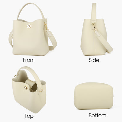 Beige Bucket Bag
