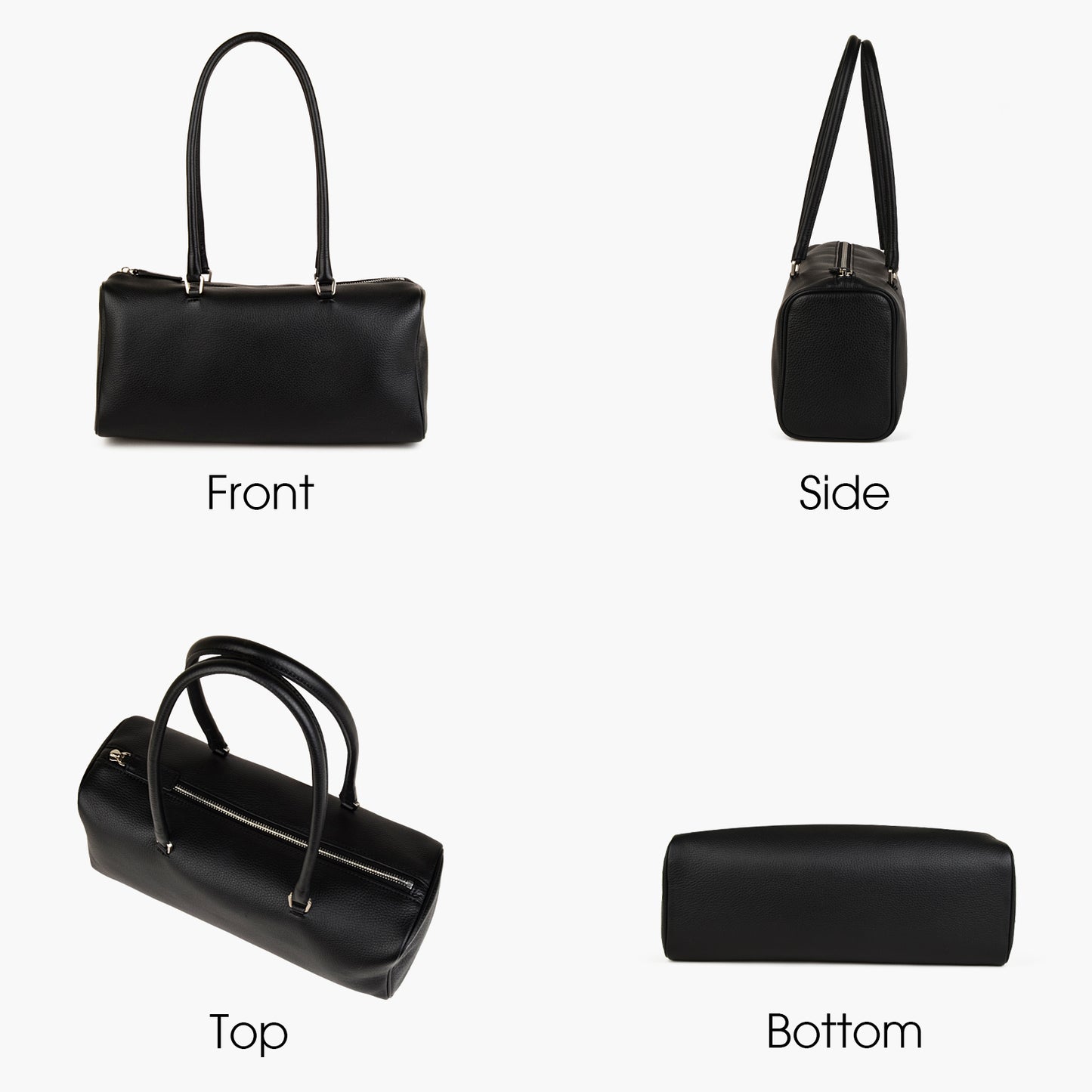 Cylinder Boston Bag, Large Capacity