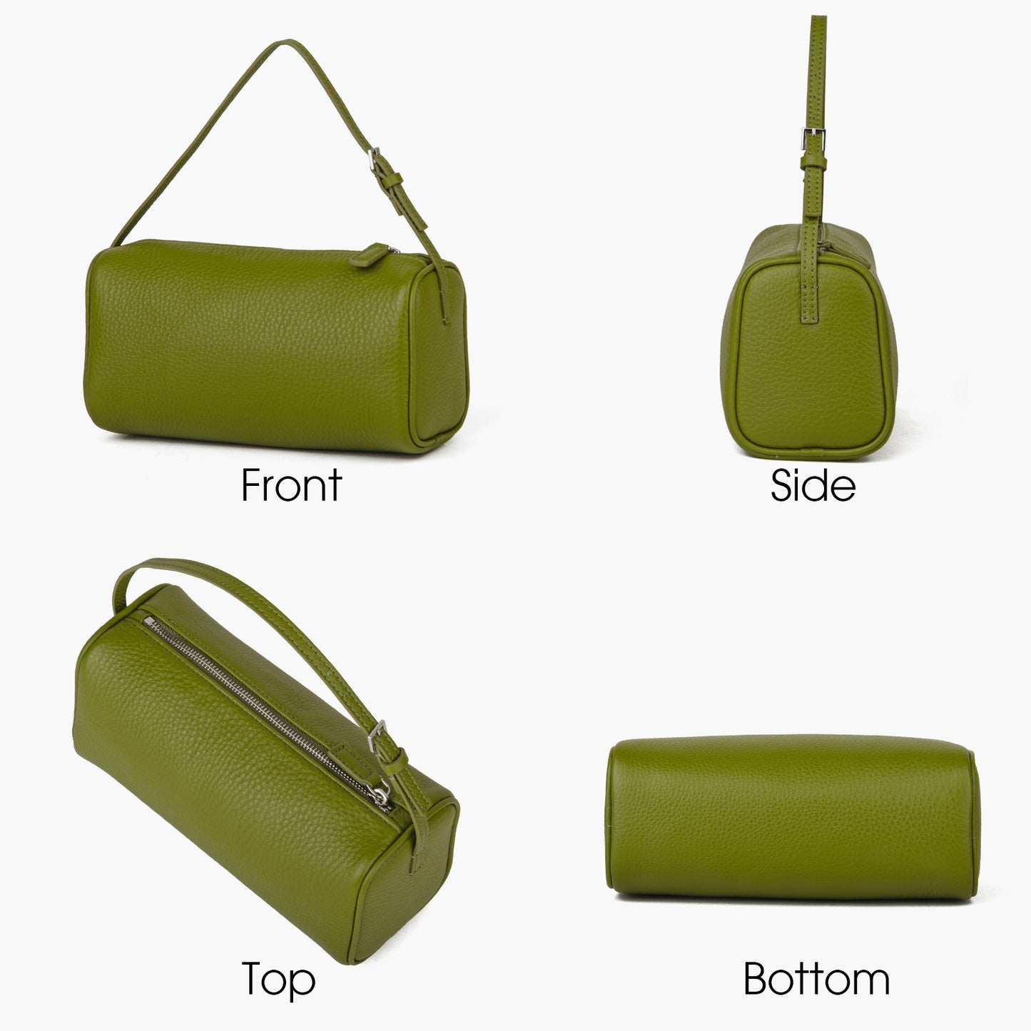 Premium Full-Grained Leather Crossbody Purses for Women, Hobo Bags for Women Crossbody with Adjustable Strap