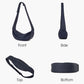 Ladies' high-end leather simple crescent-shaped sling bag