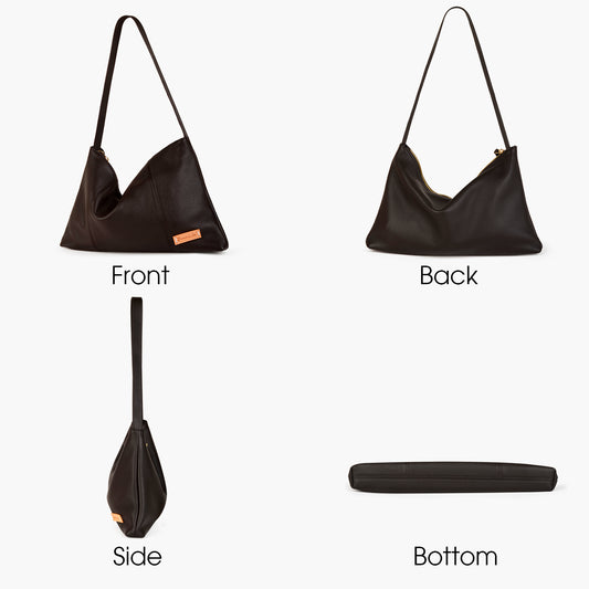 Leather Dumpling Bag