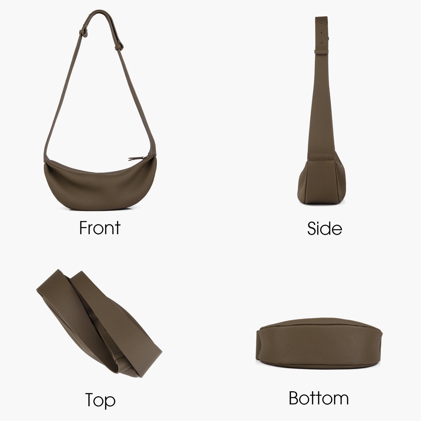Leather Minimalist Sling Bag