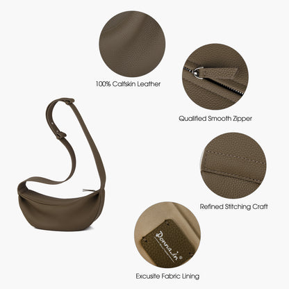 Leather Minimalist Sling Bag