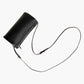 Black high-quality leather women's handbag, simple and lightweight crossbody bag