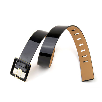 Trendy Patent Leather Women Belts