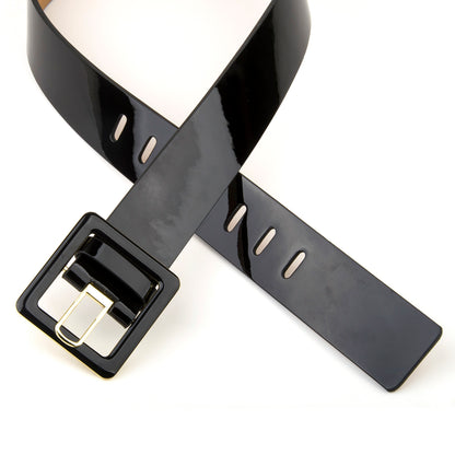Trendy Patent Leather Women Belts