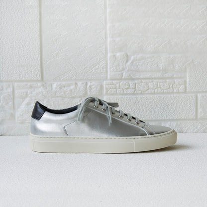Handmade Common White Sneakers For Couples