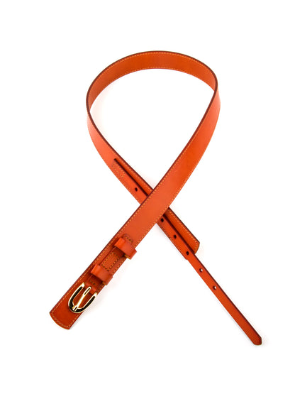 Donnain Natural Vegetable Leather Retro Belt for Dresses Skirt Women Waist Belts