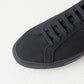 Minimalist Nubuck Leather Flat Sneakers